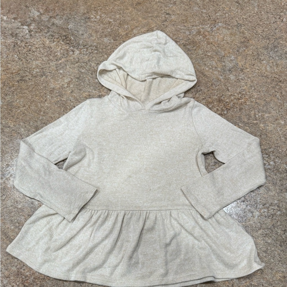 Tucker + Tate Girls’ Beige Hooded Tunic